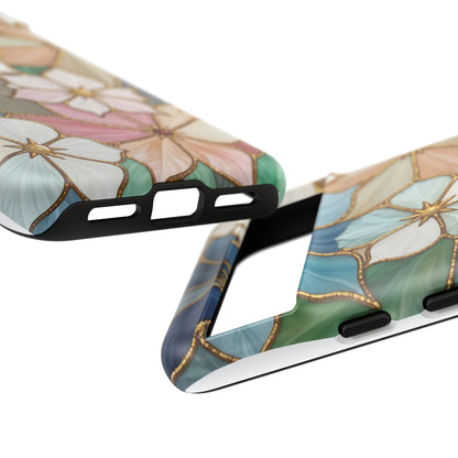 Floral Symphony: Stained Glass Elegance