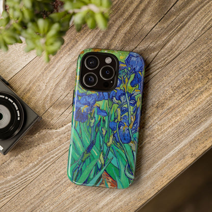 Van Gogh Irises Phone Case - iPhone, Samsung, Pixel Cover - Artistic Floral Case - Van Gogh Art Gift - Aesthetic Phone Case