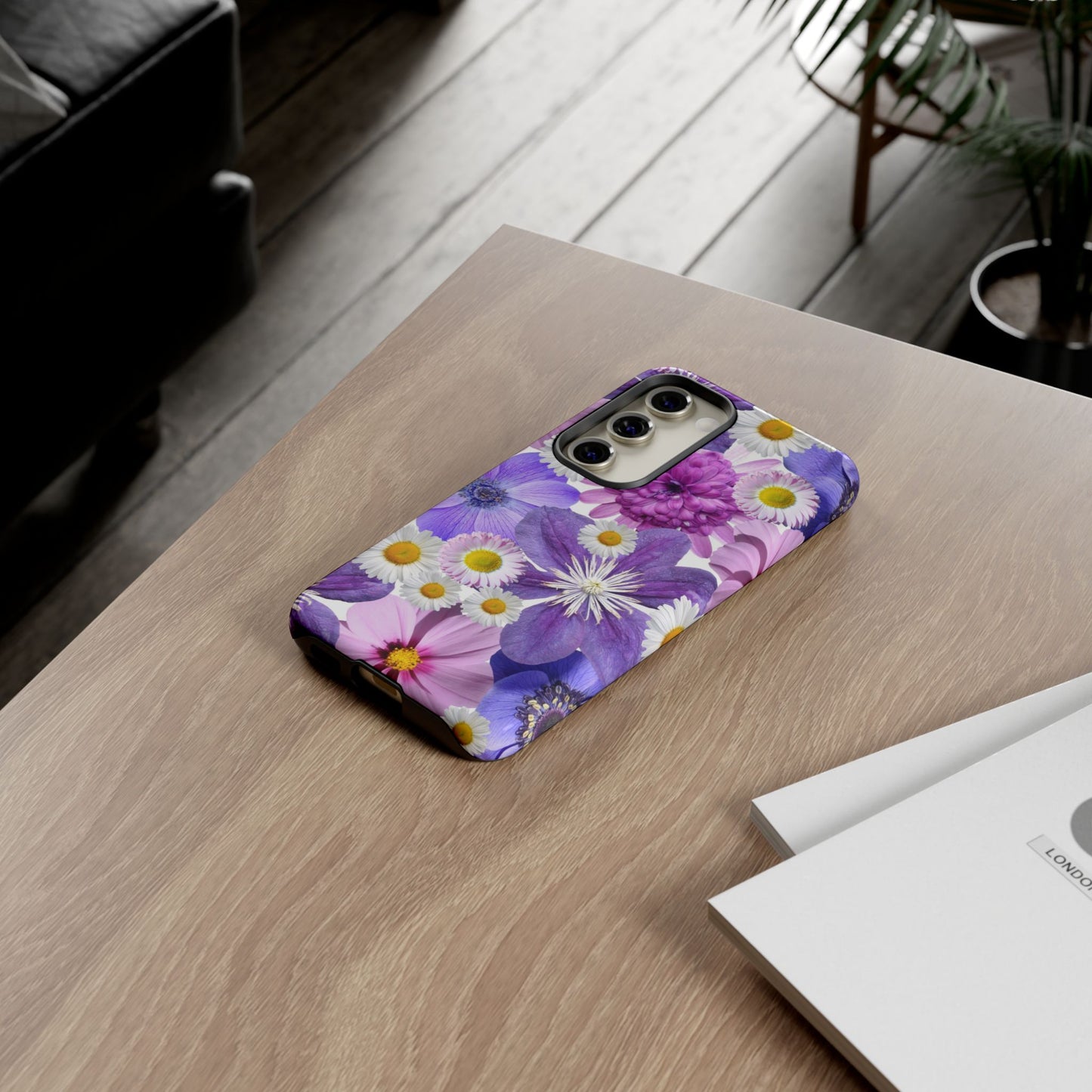 Lavender Blossom Floral Mobile Case
