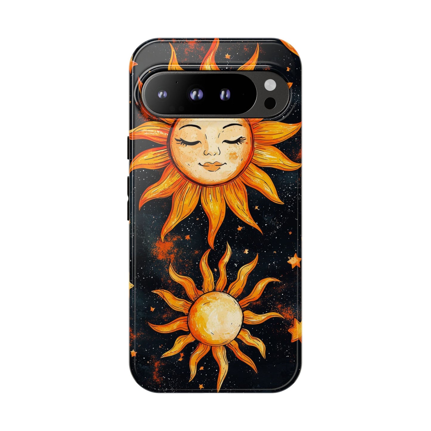 Celestial Sun & Moon Boho Phone Case for iPhone, Pixel & Samsung