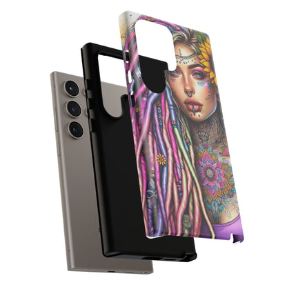 Boho Mandala Goddess – Ethereal Tattoo Art Mobile Cover