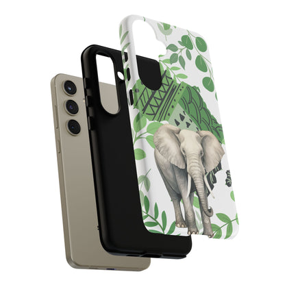 Tropical Elephant Mobile Cover – Nature-Inspired Boho Art