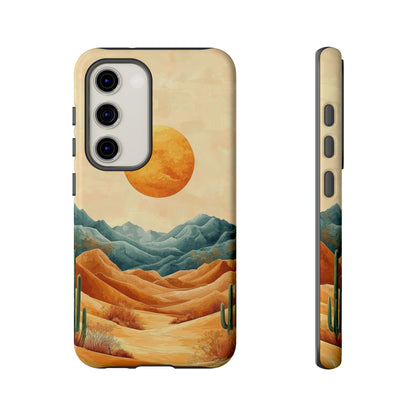 Golden Solstice Desert Boho Phone Case for iPhone, Pixel & Samsung