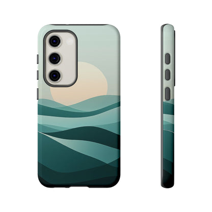 Tranquil Dunes – Abstract Sunset Phone Case for iPhone, Samsung & Pixel