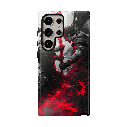 Duel of Fates | Red Energy Samurai Clash Phone Case for iPhone, Samsung & Pixel