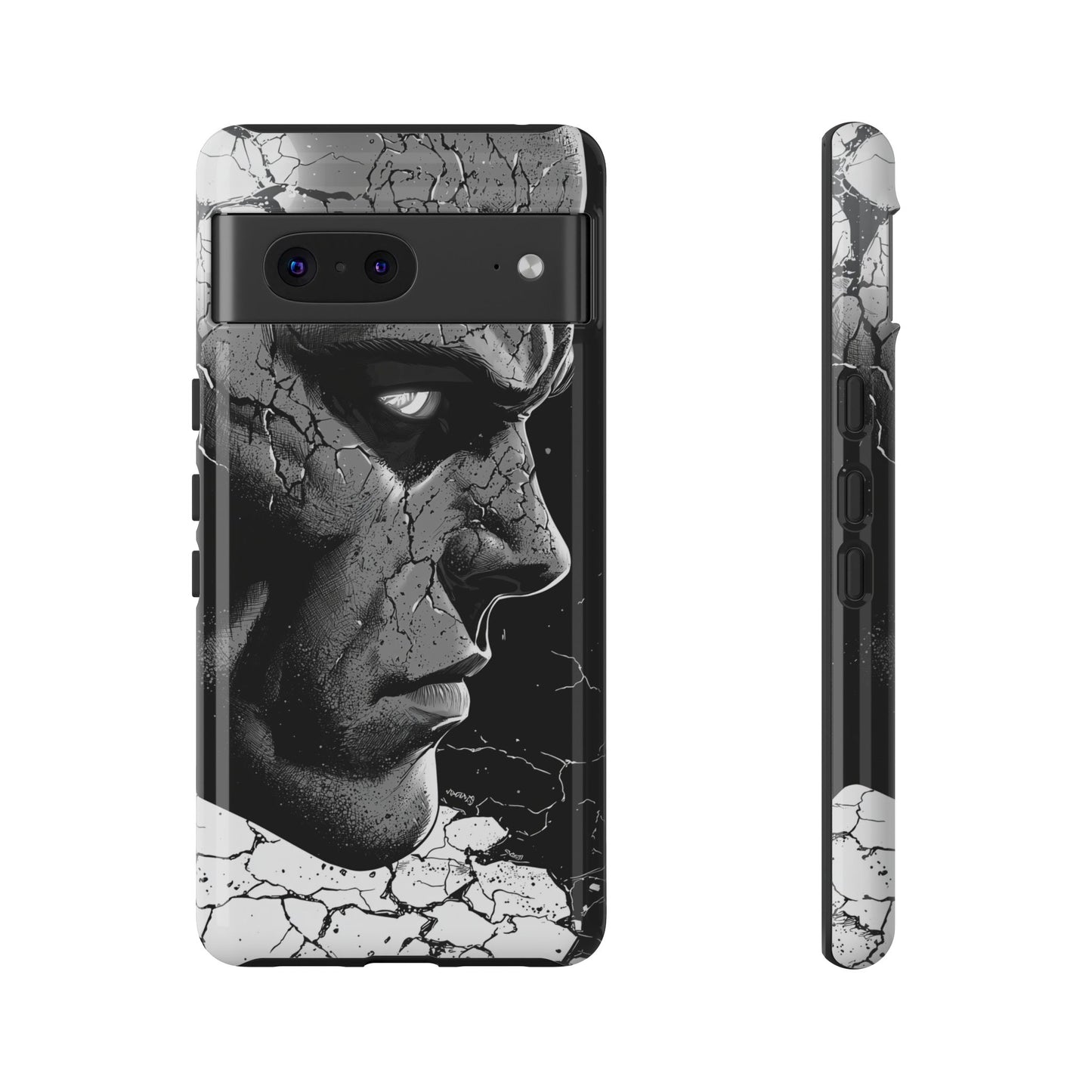 Shattered Reflections of a Symbiotic Soul: The Rise of a Dark Anti-Hero Phone Case for iPhone, Samsung & Pixel