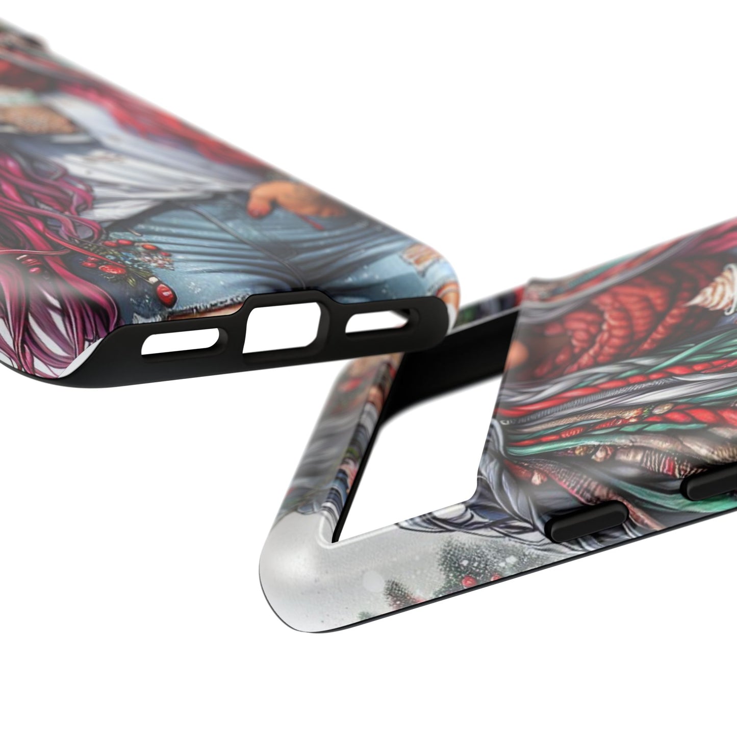 Boho Winter Queen – Cozy Dreads & Holiday Vibes Mobile Cover