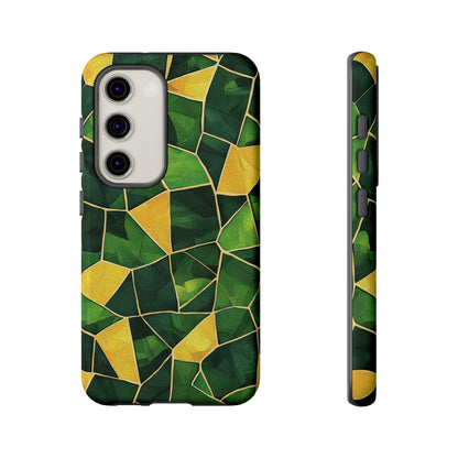 Intricate Turtle Shell Mosaic Phone Case for iPhone, Samsung & Google Pixel