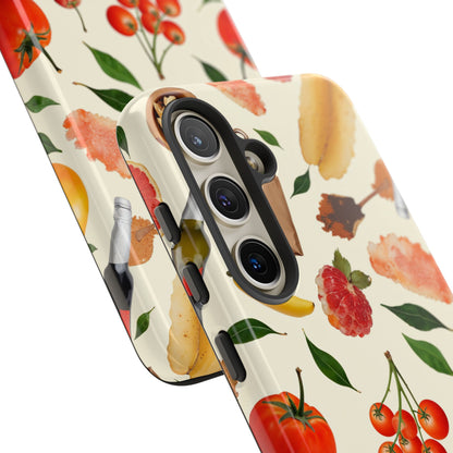 Fresh Fruits & Veggies Pattern Phone Case