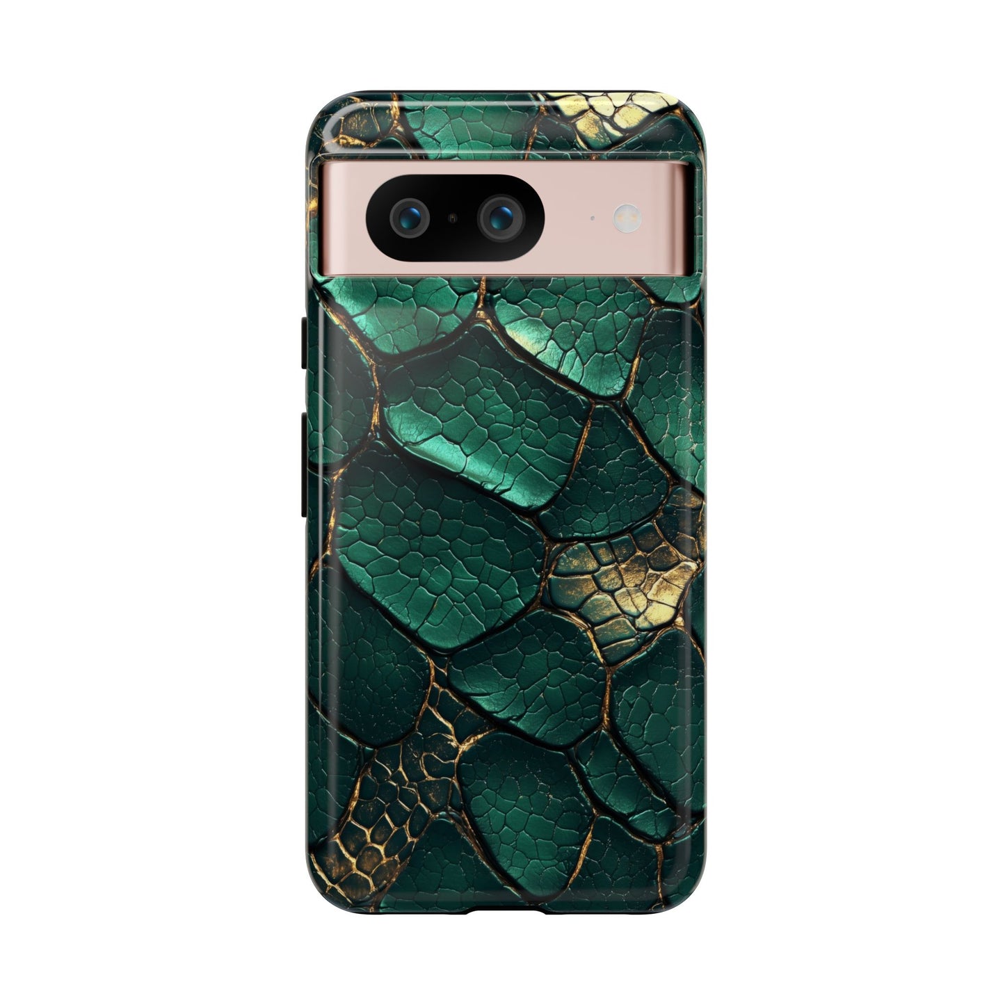 Emerald Serpent Snakeskin Phone Case for iPhone, Samsung & Google Pixel
