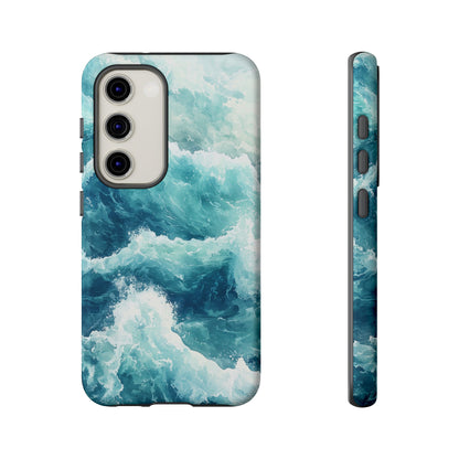 Seafoam Serenity Watercolor Phone Case for iPhone, google Pixel & Samsung