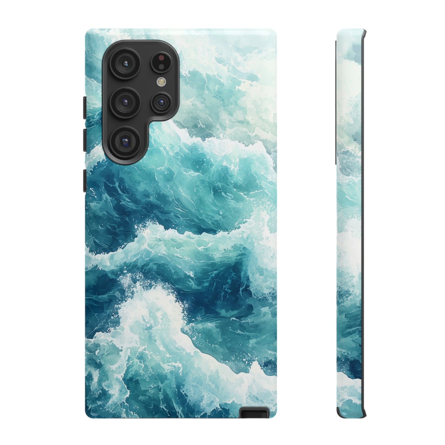 Seafoam Serenity Watercolor Phone Case for iPhone, google Pixel & Samsung