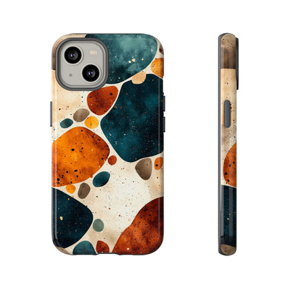 Earthy Terrazzo Stone Phone Case for iPhone, google Pixel & Samsung