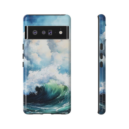 Pastel Wave Dream Watercolor Phone Case for iPhone, google Pixel & Samsung