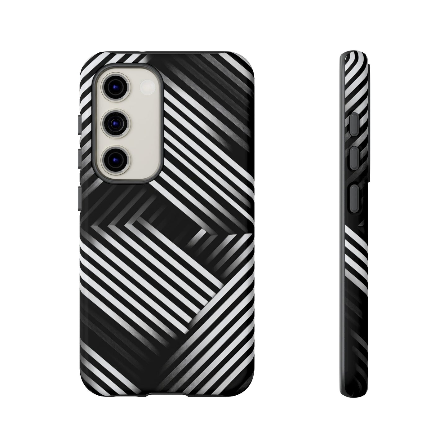 Monochrome Matrix Phone Case for iPhone, Pixel & Samsung
