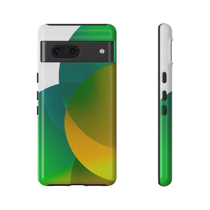Verdant Bloom – Abstract Gradient Phone Case for iPhone, Samsung & Pixel
