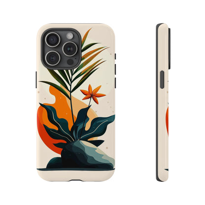 Tropical Bloom – Minimalist Nature Phone Case for iPhone, Samsung & Pixel