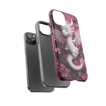Whimsical 3D Relief Artwork Of A Cute Dragon phone case design