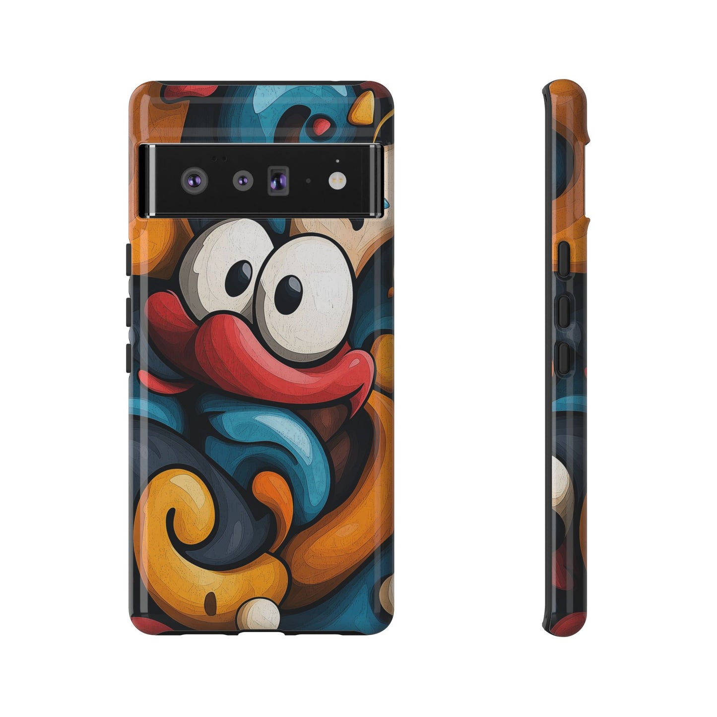 Funky Eyes – Playful Pop Abstract Phone Case for iPhone, Samsung & Pixel