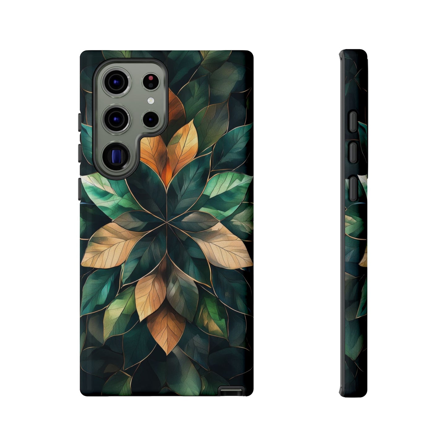 Golden Harmony Leaf Phone Case for iPhone, Samsung & Google Pixel