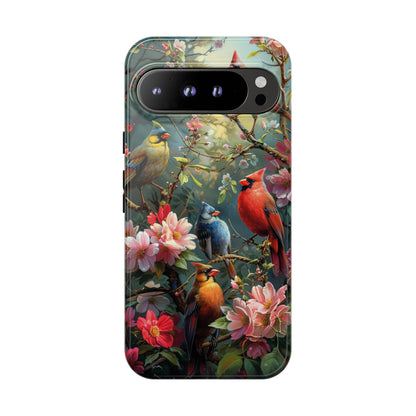 Floral Birds Phone Case – Cute & Protective Cover for iPhone, Samsung & Google Pixel