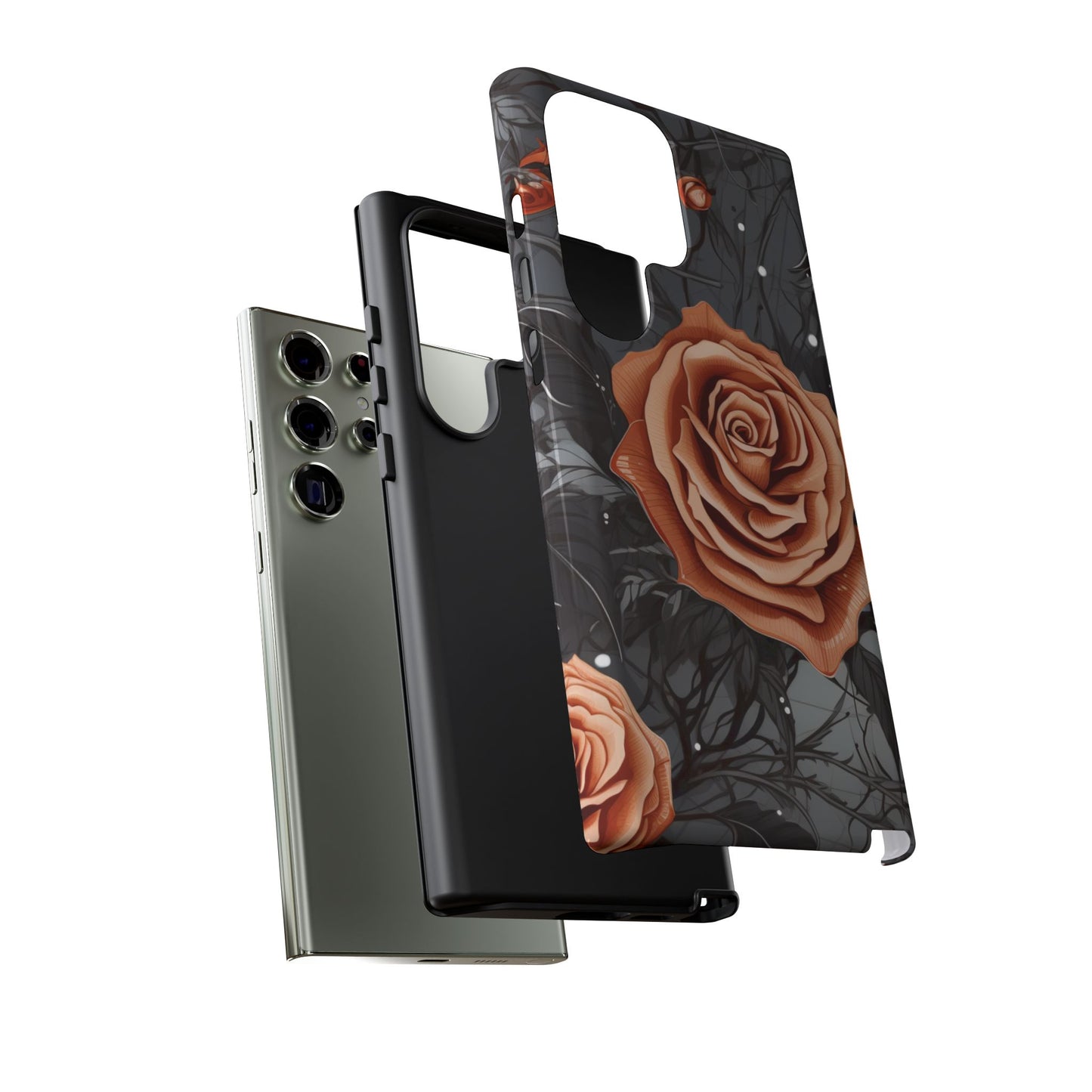 Mystic Noir Rose Mobile Case