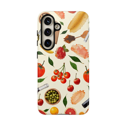 Fresh Fruits & Veggies Pattern Phone Case