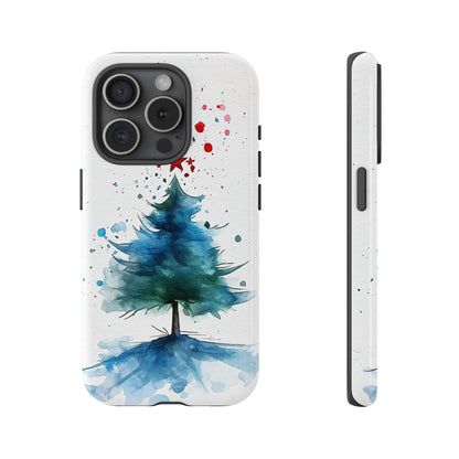 Winter Bloom – Watercolor Tree Art Case for iPhone, Pixel & Samsung