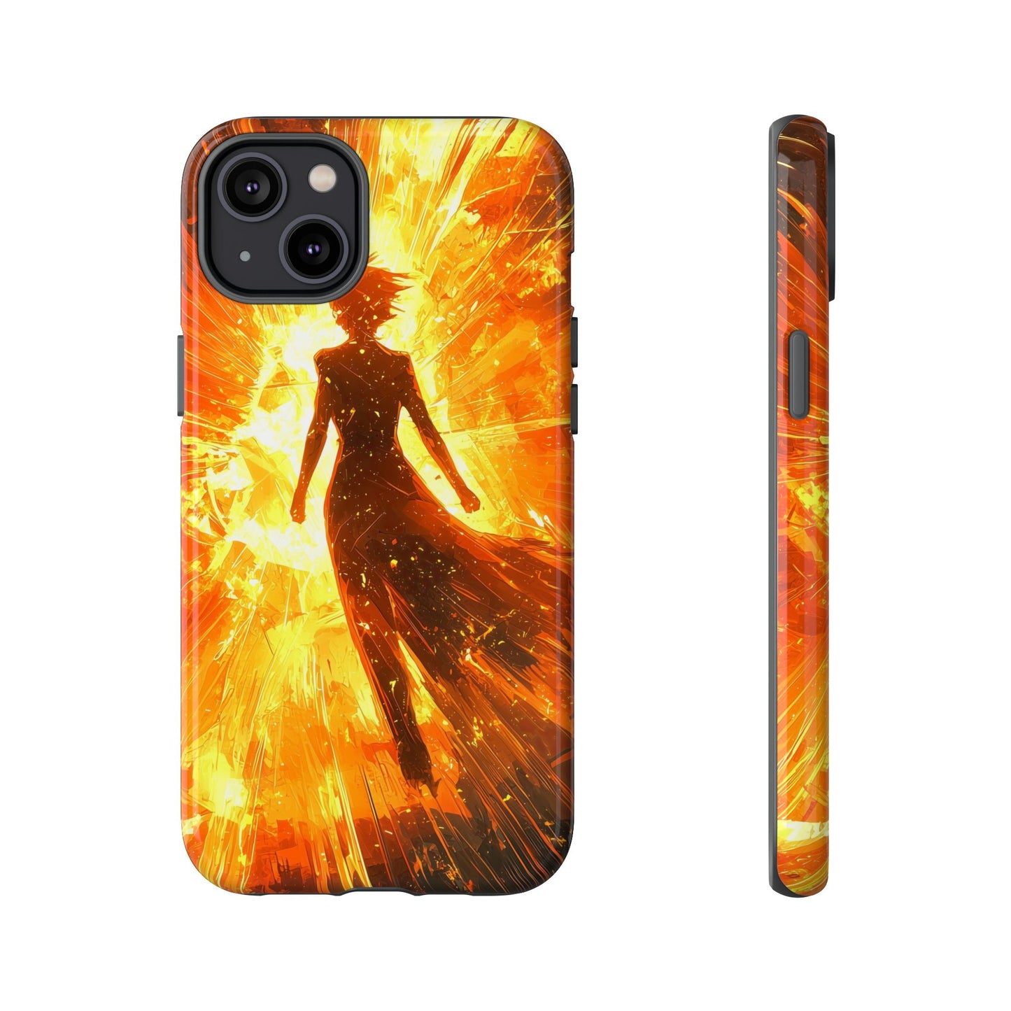 Solar Ascension | Silhouette of Fire Phone Case for iPhone, Samsung & Pixel