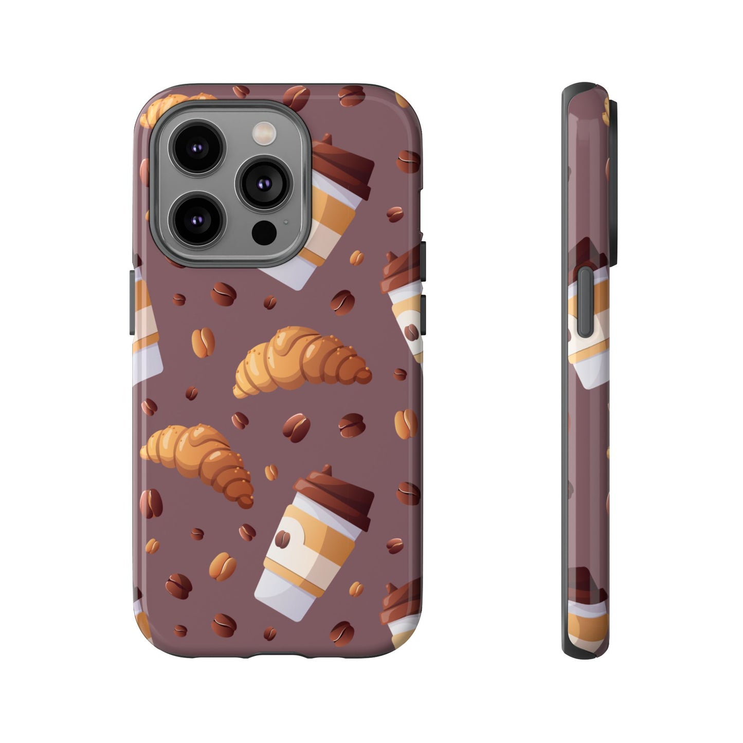 ]Kawaii Food Lover's Phone Case –Coffee Beans Phone Cover for iPhone, Google Pixel, Samsung