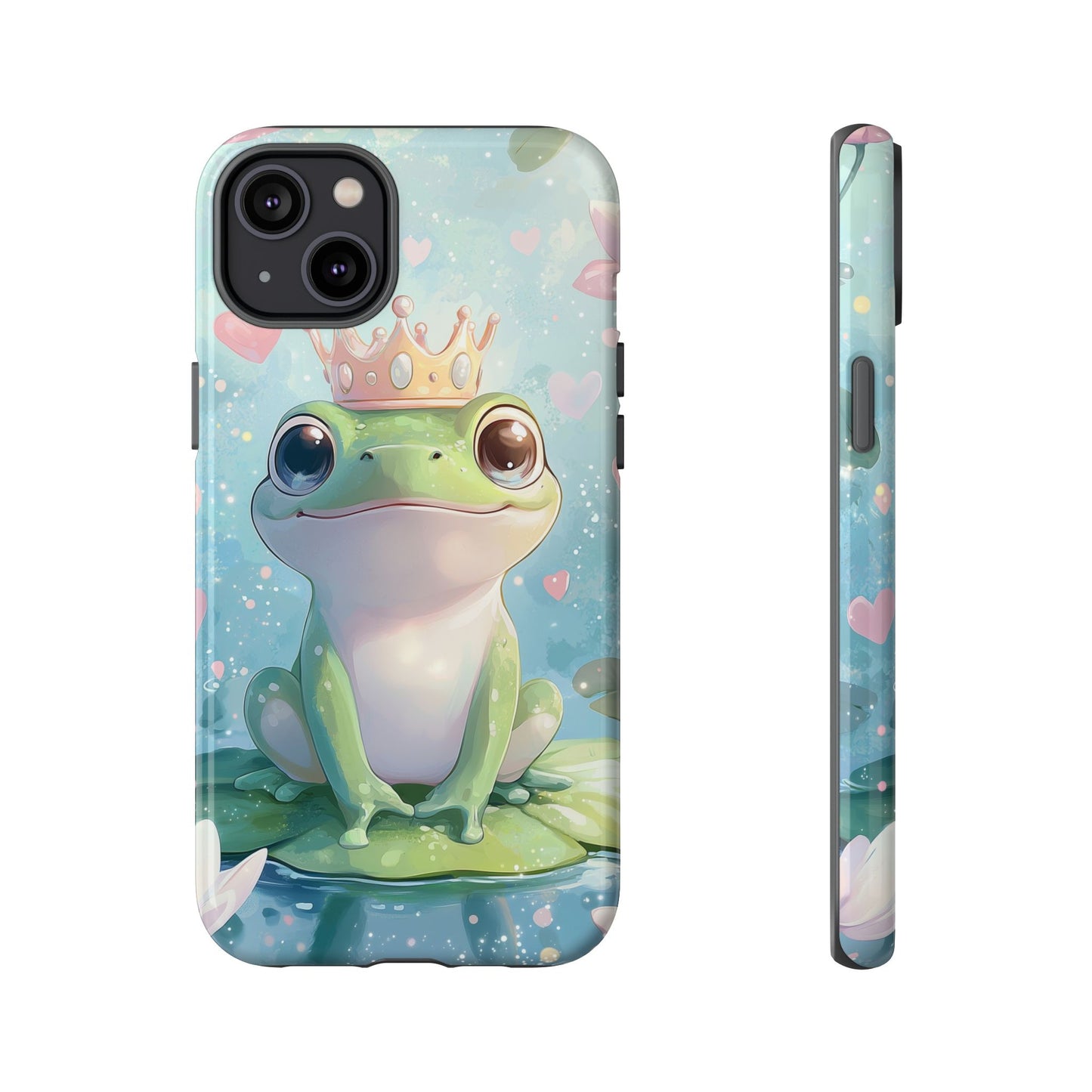 Royal Frog Phone Case – Cute Anime Aesthetic for iPhone, Google Pixel & Samsung