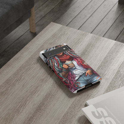 Boho Winter Queen – Cozy Dreads & Holiday Vibes Mobile Cover