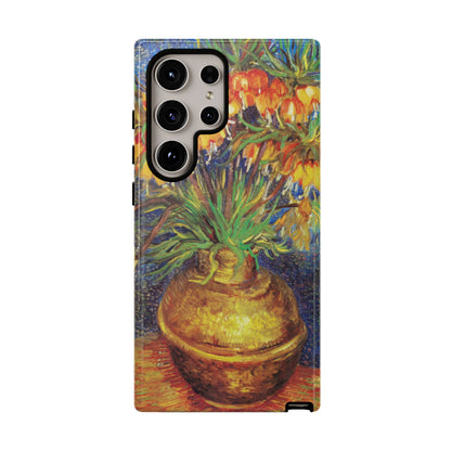 Vincent Van Gogh's Painting Inspired Phone Case - iPhone, Samsung & Google Pixel Cover - Flower Vase Phone Case, Floral Artistic Painting Case, Art Lover Gift