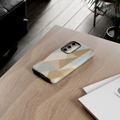 Neutral Geometrical Triangular Abstract Pattern