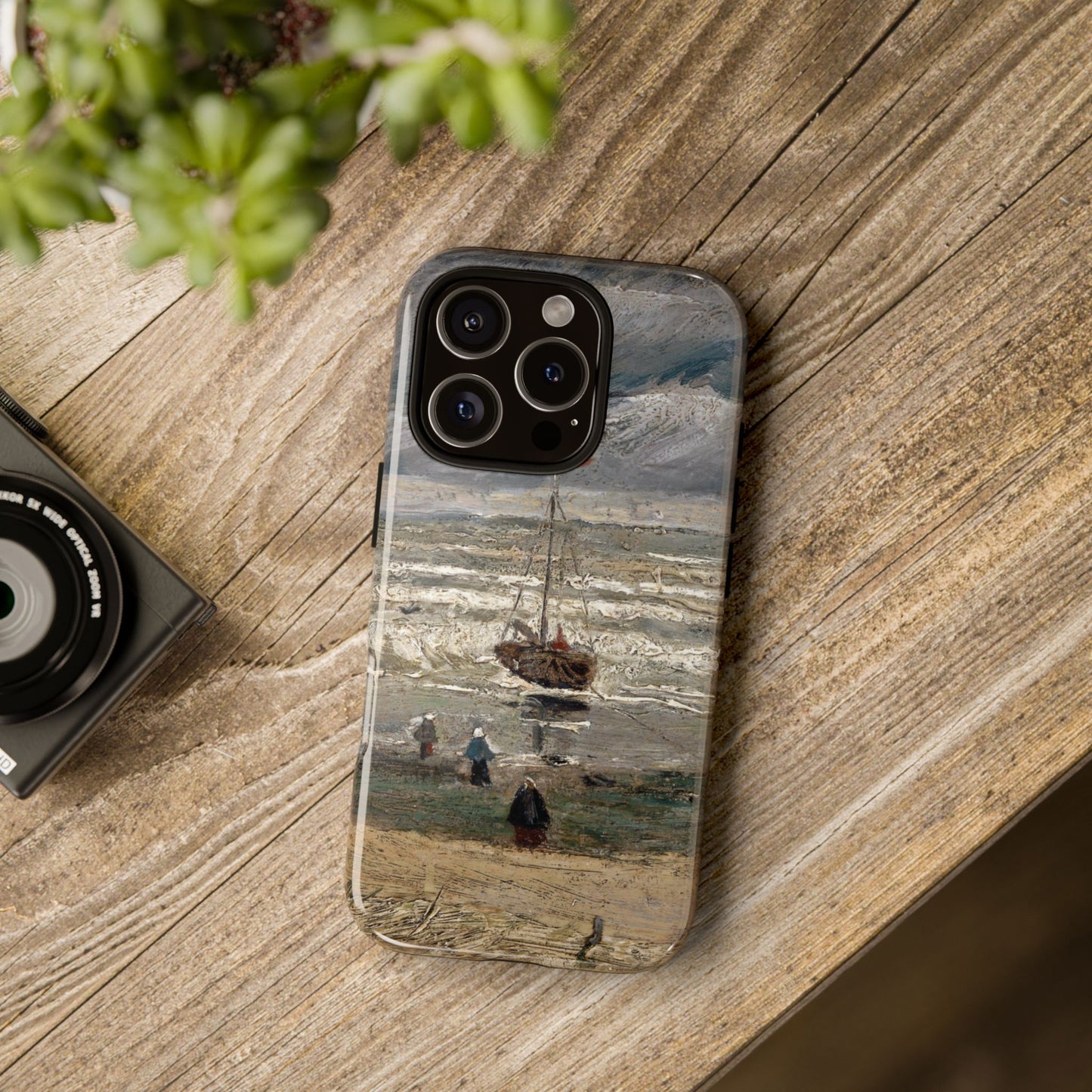 Vincent Van Gogh Phone Case - iPhone, Samsung, Google Pixel Cover - Ocean & Boat Painting Phone Case - Van Gogh Art Gift - Nautical Phone Case, Coastal Life Lover Gift