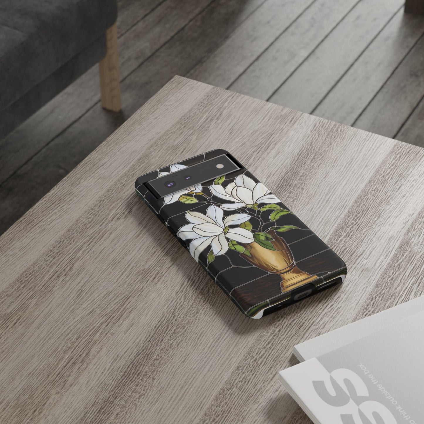 Stained Glass Floral Phone Case