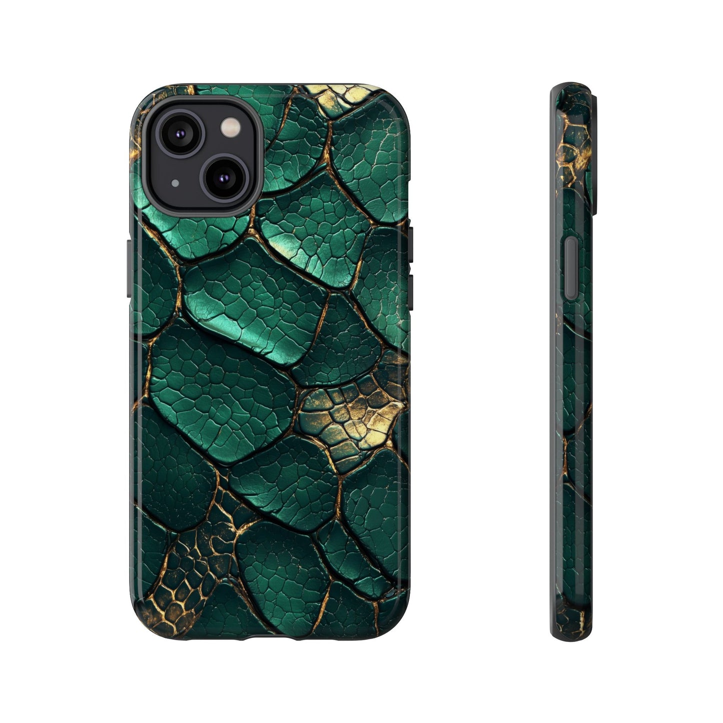 Emerald Serpent Snakeskin Phone Case for iPhone, Samsung & Google Pixel