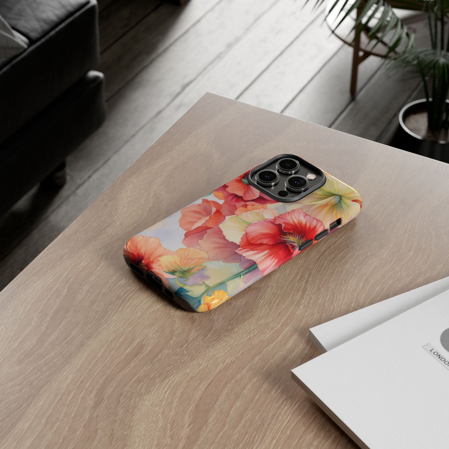 Floral Harmony Watercolor Mobile Case