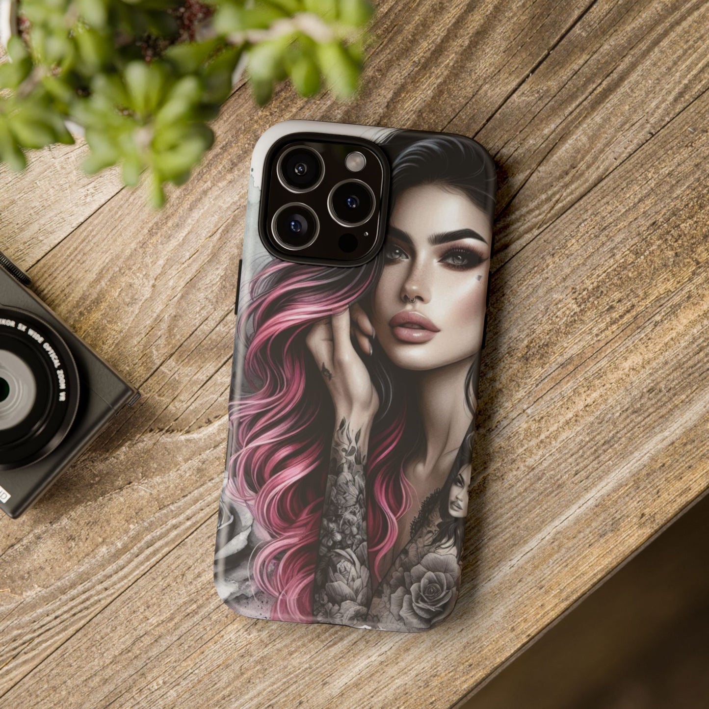 Tattooed Elegance – Gothic Art Mobile Cover