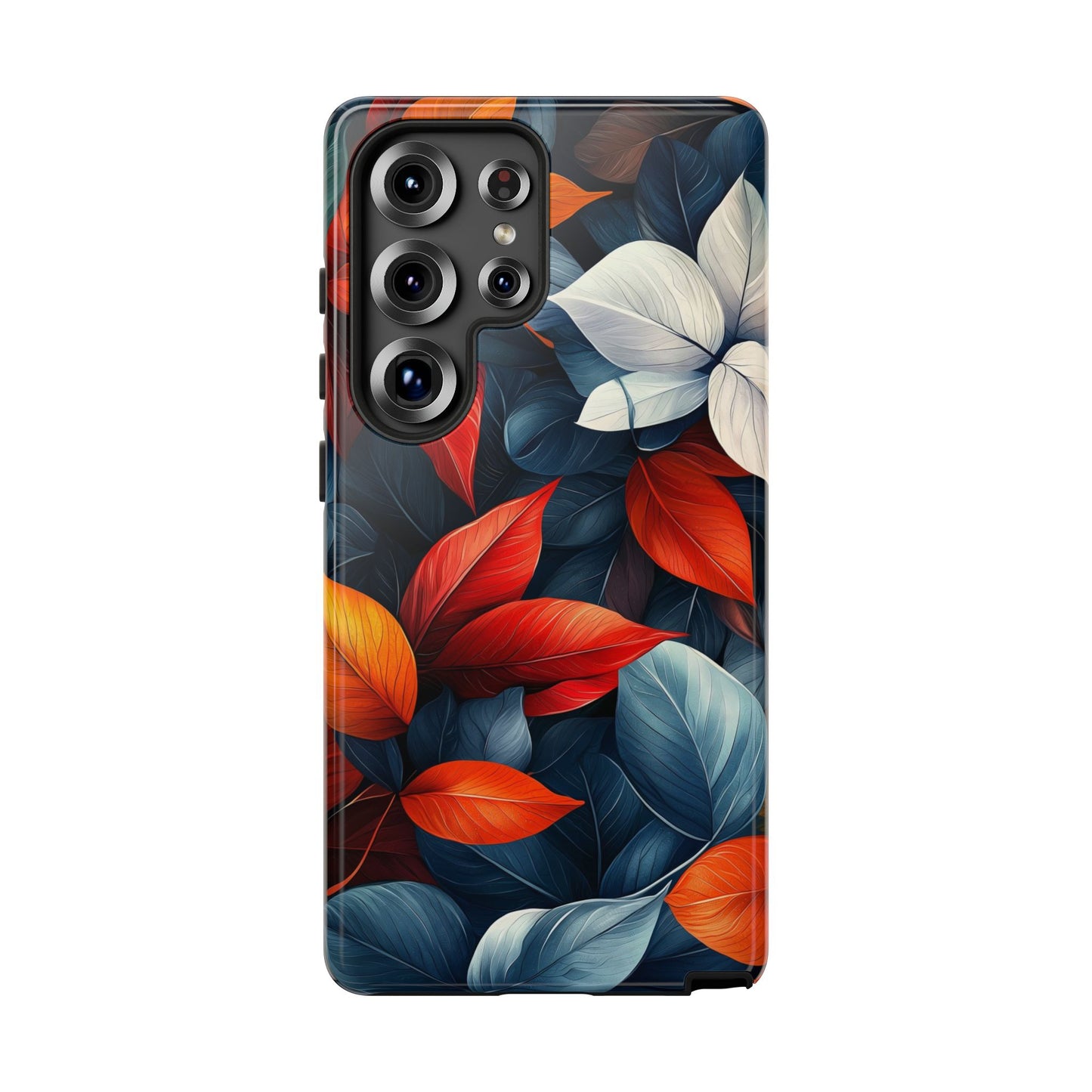 Autumn Midnight Leaves | Luxe Floral Phone Case for iPhone, Pixel & Samsung