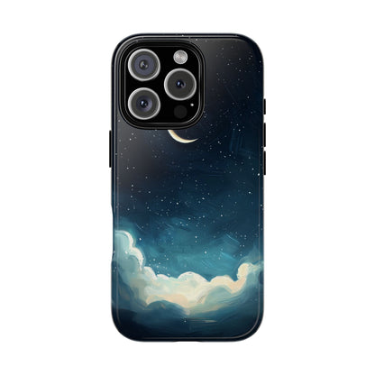 Midnight Aurora Watercolor Phone Case for iPhone, google Pixel & Samsung