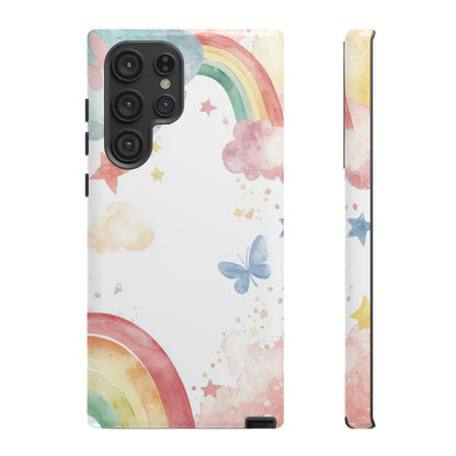 Dreamy Skies & Rainbows Watercolor Phone Case for iPhone, google Pixel & Samsung