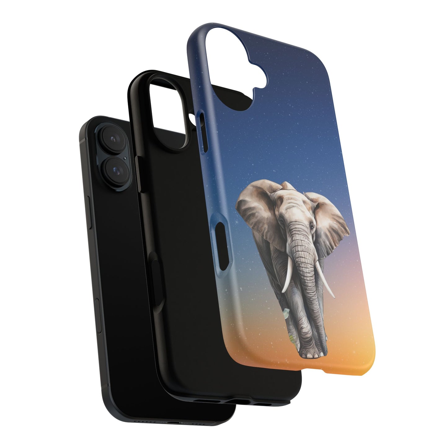 Celestial Elephant Mobile Cover – Dreamy Night Sky Aesthetic