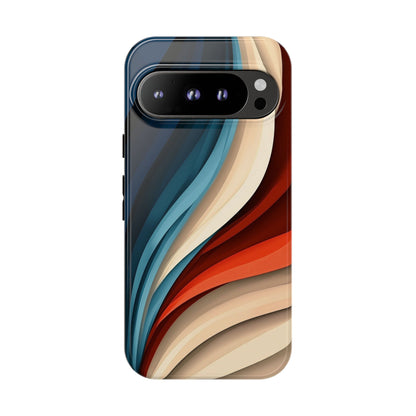 Velvet Waves – Abstract Flow Phone Case for iPhone, Samsung & Pixel