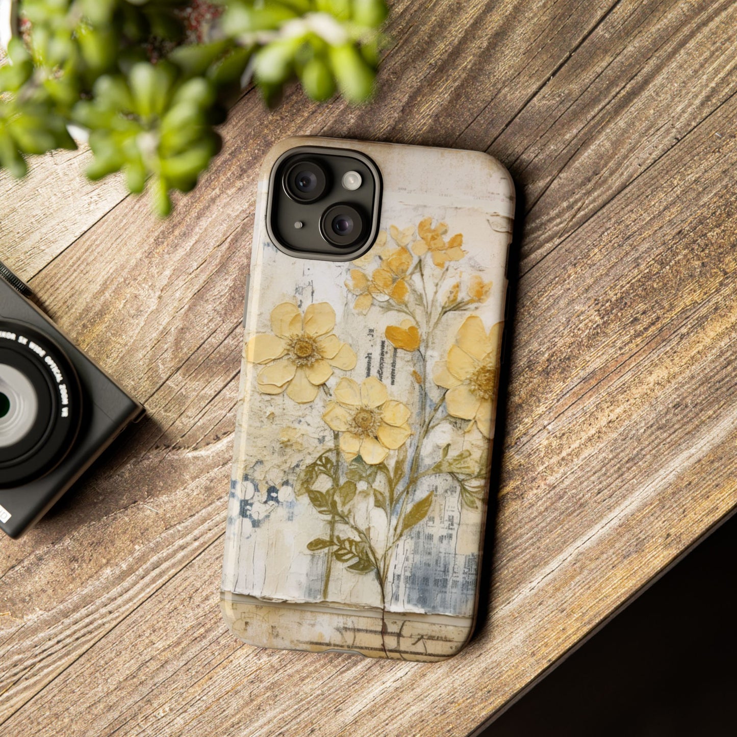 Vintage Botanical Floral Mobile Case