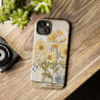 Vintage Botanical Floral Mobile Case