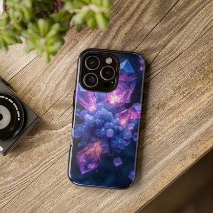 Cosmic Amethyst Crystal Phone Case for iPhone, Samsung & Google Pixel
