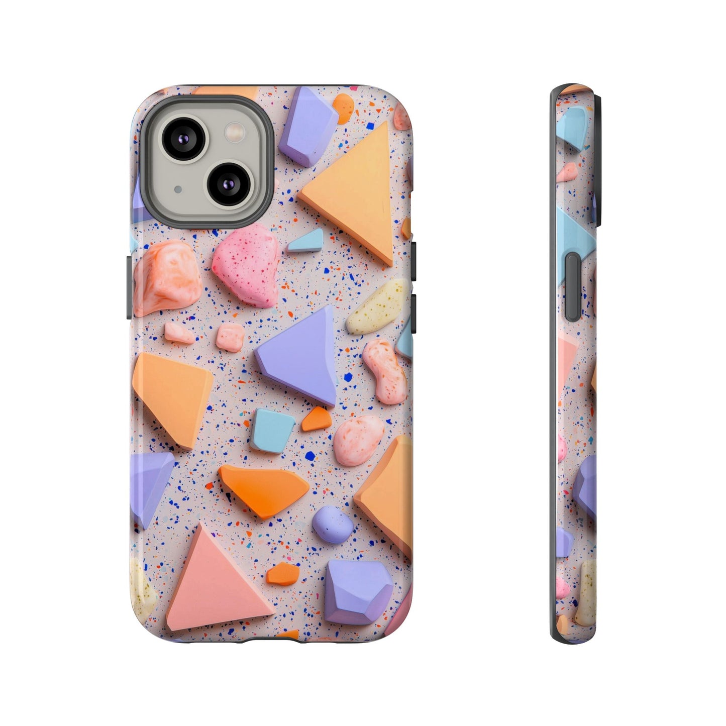 Playful Pastel Terrazzo Phone Case for iPhone, google Pixel & Samsung