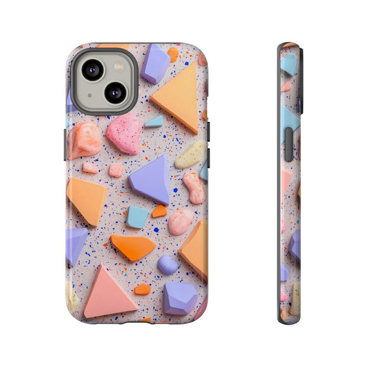 Playful Pastel Terrazzo Phone Case for iPhone, google Pixel & Samsung