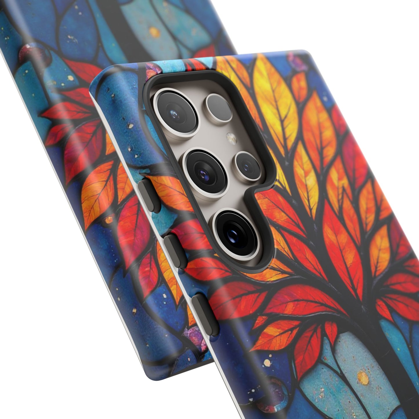 Stained Glass Tree: A Burst of Vibrant Elegance